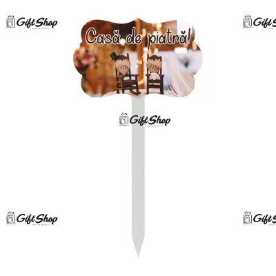 Casa de piatra, topper lemn, model c